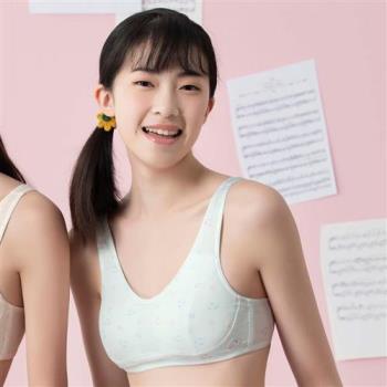 【嬪婷BeenTeen】學生冰牛奶系列 AA70-85少女內衣(綠)