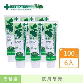 【DENTISTE牙醫選】夜用牙膏100g 6入