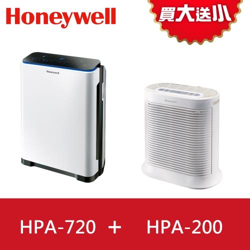 送Oster果汁機 美國Honeywell-智慧淨化抗敏空氣清淨機HPA-720WTW+抗敏系列空氣清淨機HPA-200APTW