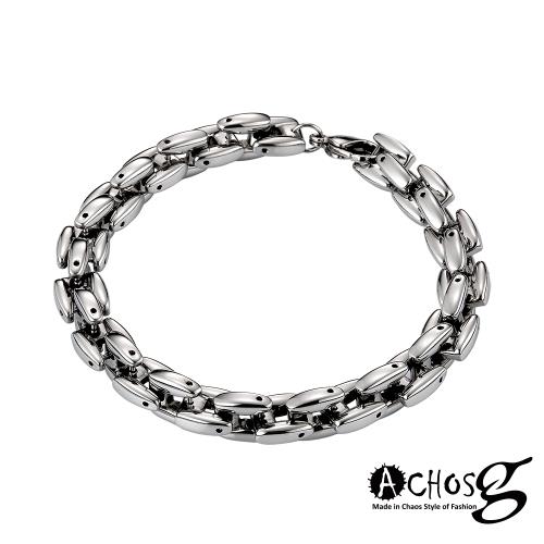 ACHOS【George 喬治的守候】潮流西德鋼手環