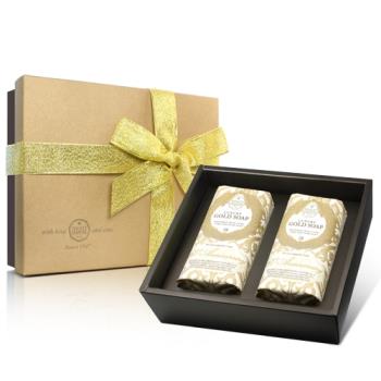 Nesti Dante 義大利手工皂-經典黃金皂禮盒(250g×2入)-贈隨機紙袋