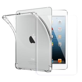 CITY for iPad mini 1/2/3 通用平板5D 4角軍規防摔殼+專用玻璃貼組合