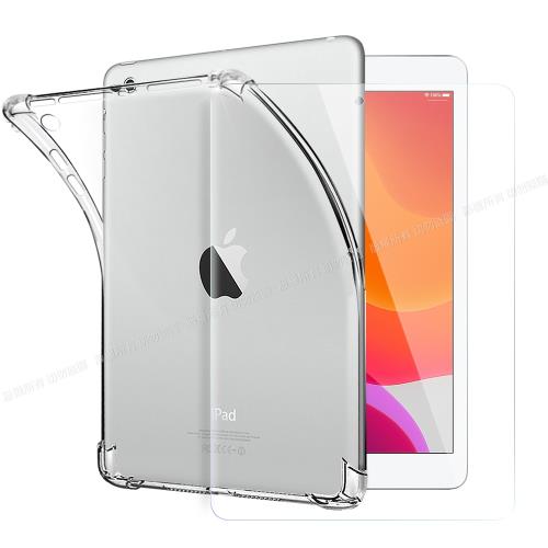 CITY for iPad 10.2吋 2019 平板5D 4角軍規防摔殼+鋼化玻璃貼組合