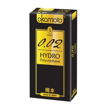 岡本002-HYDRO 水感勁薄保險套(6入裝)