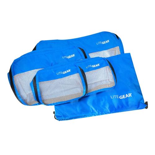Lite Gear 衣物收納袋五件組 - 藍