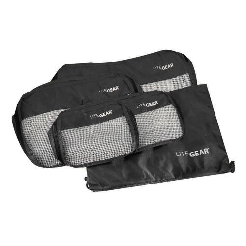 Lite Gear 衣物收納袋五件組 - 黑