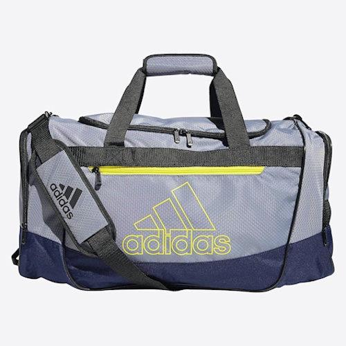Adidas 2020時尚Defender灰深藍色中型行李袋