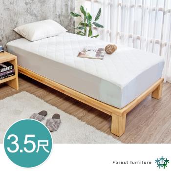 Boden-森林傢俱 維爾3.5尺單人加大全實木床底(不含床頭片及床墊)