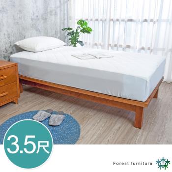 Boden-森林傢俱 柯特3.5尺單人加大全實木床底(不含床頭片及床墊)