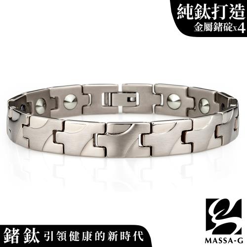 MASSA-G【流光時刻】純鈦能量手環