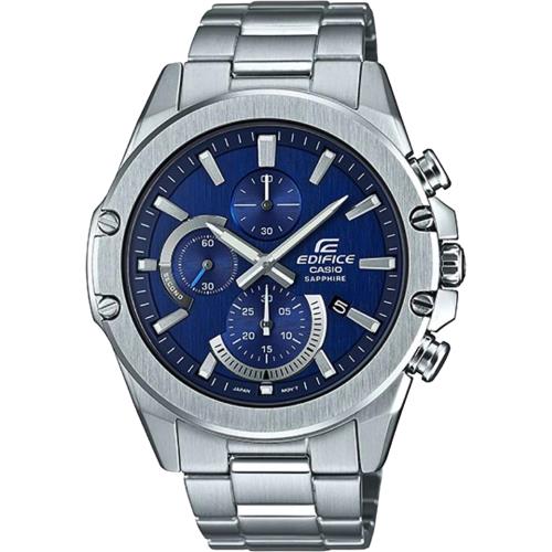 CASIO卡西歐EDIFICE輕薄系列計時手錶-藍EFR-S567D-2A