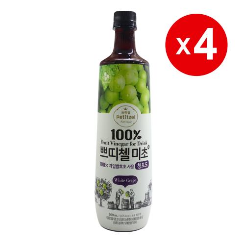 韓國CJ青葡萄果醋(900ml)-4罐組