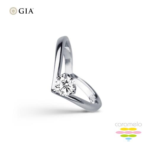 彩糖鑽工坊 GIA 1克拉鑽石 D成色 鑽石戒指 3EX+八心八箭+頂級北極光車工 18K 皇冠鑽戒