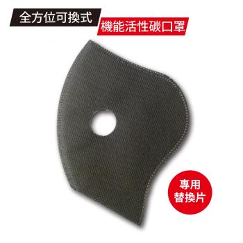 全方位 可換式 機能活性碳口罩(替換片)