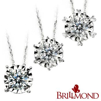 【BRILLMOND】GIA 30分18K金璀璨光芒鑽墜(F/I1 18K金 三款選)