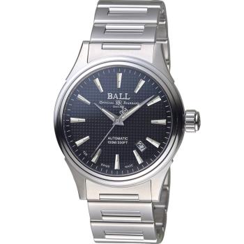 B5 BALL Fireman Victory 自體發光機械燈管錶(NM2098C-S5J-BK)40mm