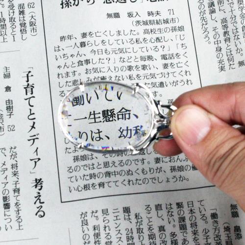 日本i L K 4x 40x30mm 日本製項鍊型放大鏡閃耀魔鏡325 S 老花眼鏡 放大鏡 Etmall東森購物