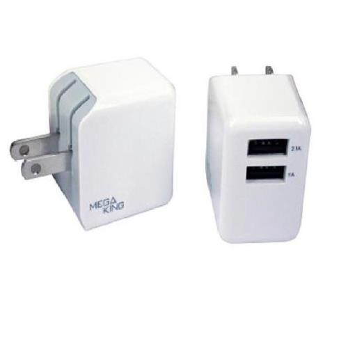 MEGA KING 雙輸出旅充頭 (3.1A USB)