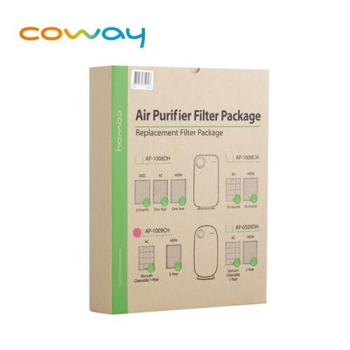 Coway 加護抗敏型空氣清淨機AP-1009CH三年份濾網-庫