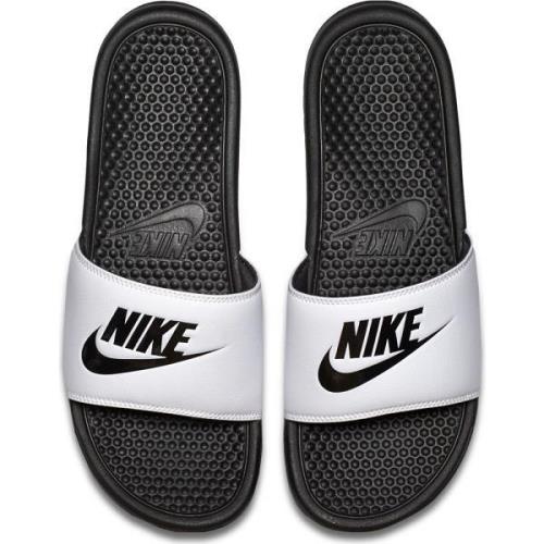 【現貨】Nike Benassi JDI 男鞋 女鞋 拖鞋 休閒 海綿 白 黑 【運動世界】343880-100