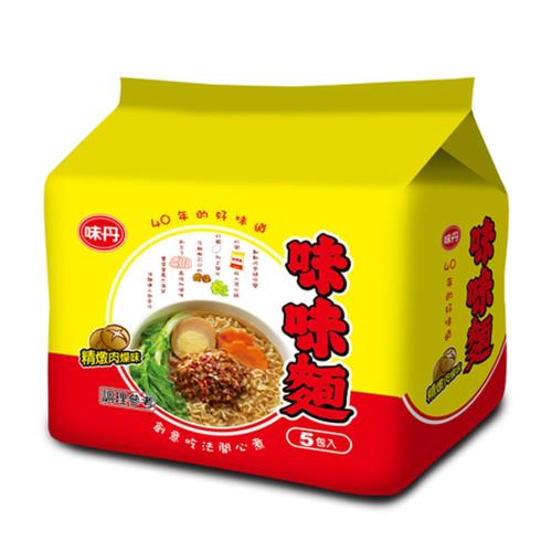 【味丹】味味麵精燉肉燥麵(5包/袋;6袋/箱)