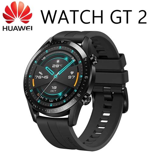 【HUAWEI】 華為WATCH GT2  46mm曜石黑智慧錶 (台灣公司貨)