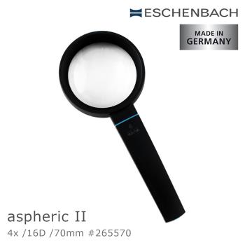 【德國 Eschenbach】4x/16D/70mm aspheric II 德國製手持型非球面放大鏡 265570