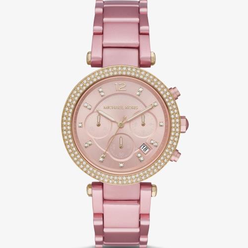 Michael Kors 美式璀璨晶鑽計時女錶(MK6806)39mm