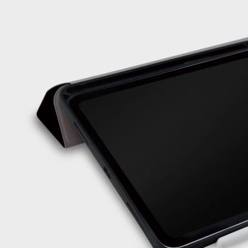 UNIQ Rigor iPad Pro 12.9吋(2020 4代) 多功能可立帶筆槽支援無線充平板保護套-黑色
