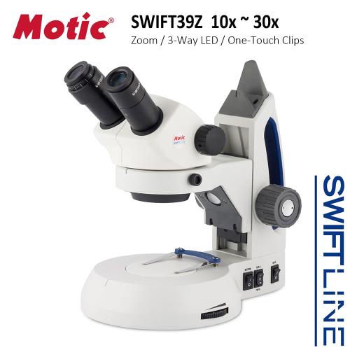 【Motic 麥克奧迪】Swift39Z 10x~30x 雙眼LED蓄電三光源解剖實體顯微鏡