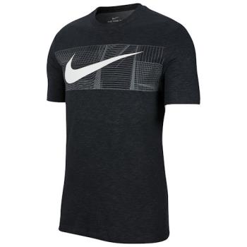 Nike 2020男時尚標誌圖案黑色圓領短袖ㄒ恤