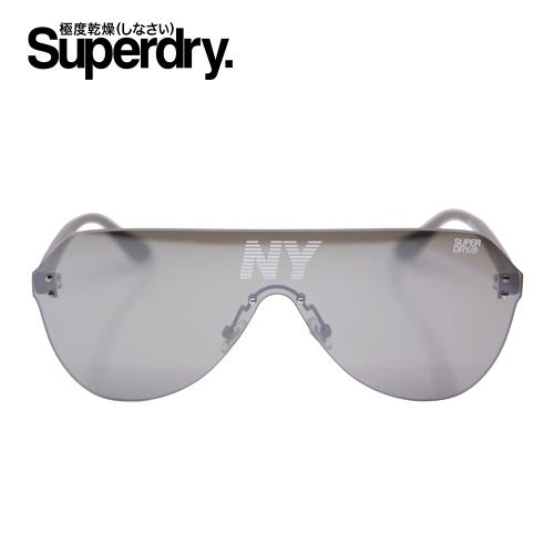 【Superdry極度乾燥】MONOVECTOR系列 無框式 NY字樣款 墨鏡/太陽眼鏡 (四色任選)