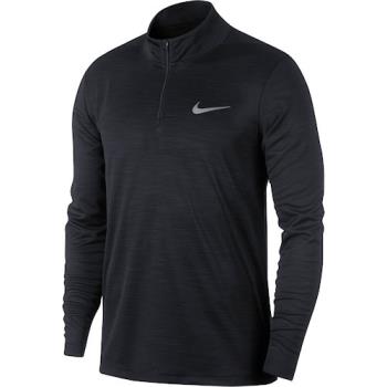 Nike 2020男時尚Superset四分之一拉鍊黑色長袖ㄒ恤