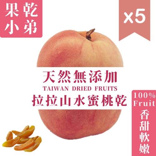 【果乾小弟】拉拉山水蜜桃乾5包 天然無添加擔 伴手禮 果乾 台灣名產