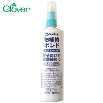 日本製Clover可樂牌布料接著劑衣褲裙修補膠水68-039布膠水(乾燥後可水洗)布料修補劑布黏膠布補修膠黏著劑