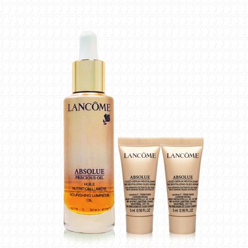 LANCOME蘭蔻 絕對完美極緻活化玫瑰油精粹30ml(TESTER版)(贈絕對完美黃金玫瑰修護精華5mlx2)