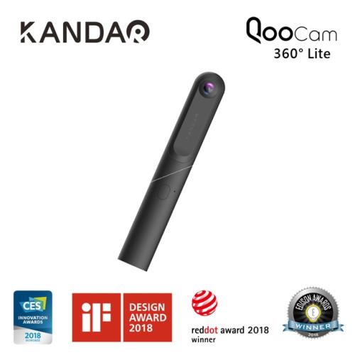 QooCam Lite 4K 360° 全景相機攝影機 + 原廠自拍桿 + 原廠三腳架  KANDAO看到科技