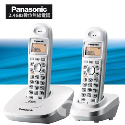 Panasonic 松下國際牌2.4GHz數位無線電話 KX-TG3612 (時尚白)