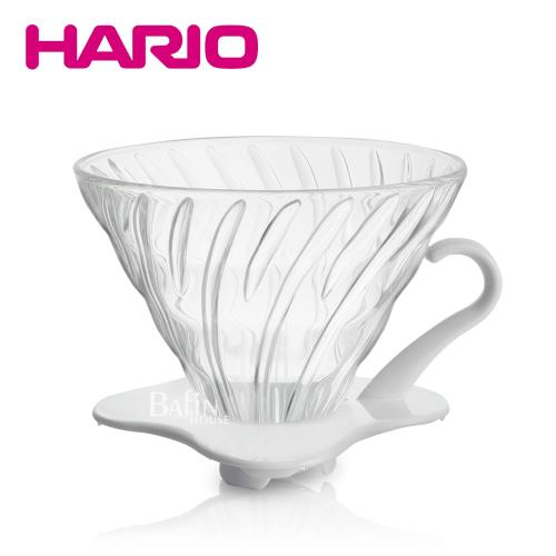 【HARIO】V60 02玻璃濾杯 1~4杯(VDG-02W)