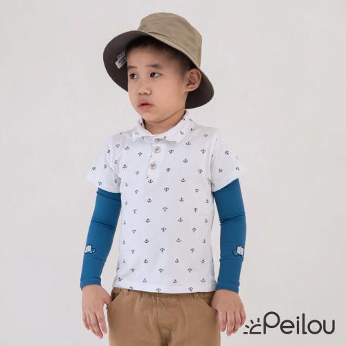 PEILOU 貝柔兒童高效涼感防蚊抗UV袖套_警車(貼布繡)