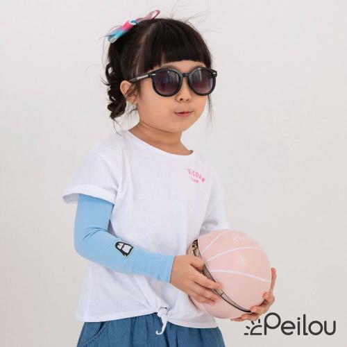 PEILOU 貝柔兒童高效涼感防蚊抗UV袖套_企鵝(貼布繡)