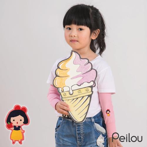 PEILOU 貝柔兒童高效涼感防蚊抗UV袖套_白雪公主(貼布繡)