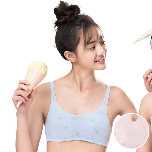【嬪婷BeenTeen】學生成長 ACE ICE系列 AA罩杯軟鋼圈內衣(聖代粉)