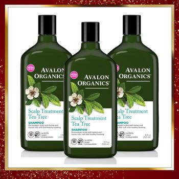 AVALON ORGANICS茶樹頭皮調理精油洗髮精325ml/11oz x3瓶