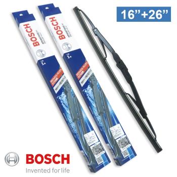 BOSCH 博世 日本海外版超滑順石墨雨刷16+26吋