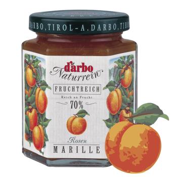 【D’arbo德寶】70%果肉天然杏桃果醬 200g(可沖泡果茶/純天然/最新鮮)