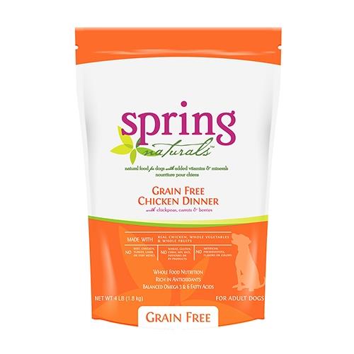 Spring naturals clearance dog food