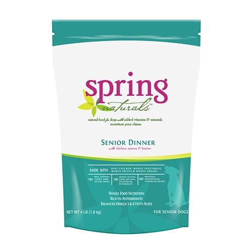 【Spring Naturals 曙光】老犬專用餐 天然寵物餐食 犬飼料_24LB