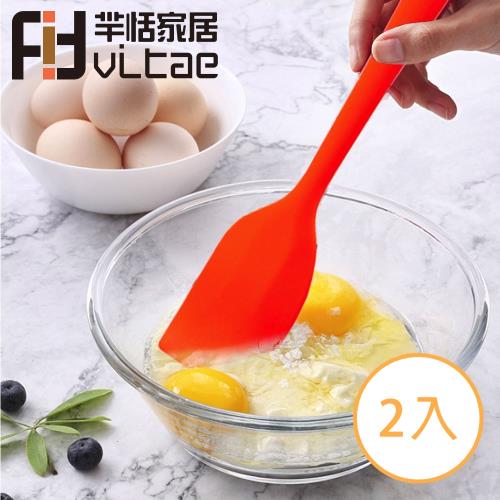 Fit Vitae羋恬家居 耐高溫烘焙矽膠刮刀(顏色隨機-2入組)