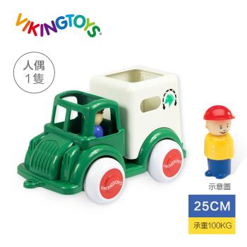 瑞典 Viking toys Jumbo德克小馬車(含1隻人偶2隻馬)-25cm